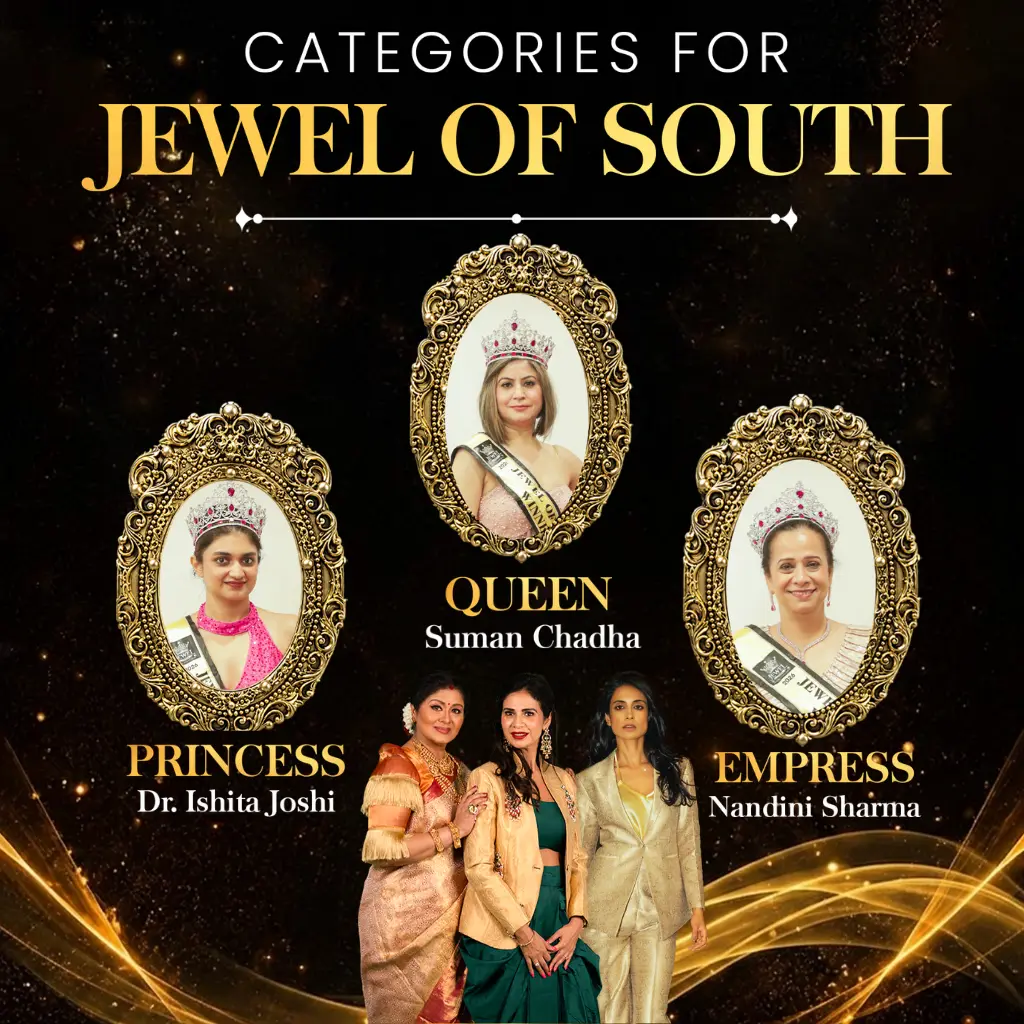 Categories for Jewel of South — Princess, Queen, Empress